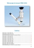 Microscopes de mesure PEAK 2034