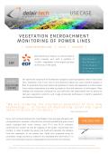 Vegetation encroachment monitoring of power transmission lines