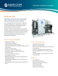 BioPure LSX High Efficiency RO-EDI USP Purified Water System with Automatic Heat Sanitization