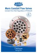 Maric Constant Flow Valves Constant Flow Rate Regardless of Pressure