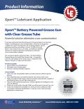 Xport Battery Powered Grease Gun with Clear Grease Tube