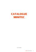 CATALOGUE GENERAL MINITEC 2016