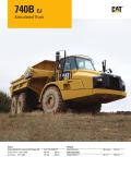 Caterpillar Equipment-740B EJ Articulated Truck