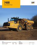 Caterpillar Equipment-740B Articulated Truck