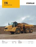 Caterpillar Equipment-735 Articulated Truck