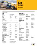 Caterpillar Equipment-Telehandler