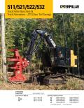 Caterpillar Equipment-Track Feller Buncher