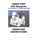 DAREX V390 Drill Sharpener 