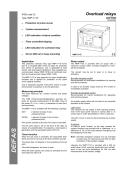 DEIF-Overload relays – type RMP-111D