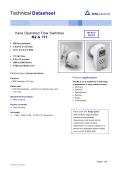 Delta Controls-Vane Operated Flow Switches