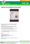 AUE 400  MODULE DE CONTRÔLE DE ROTATION 