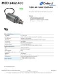 MED 24x2.400 Tubular Frame Solenoid
