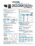 263/268  SERIES RELAY - GENERAL PURPOSE