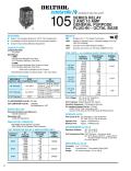 105 SERIES RELAY - GENERAL PURPOSE