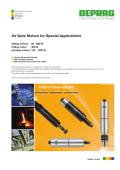Air motors for special applications