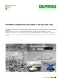 Preventive maintenance and repair of air-operated tools