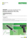 SENSOMAT  The Control Screwdriver with regulated clutch function Seating torque from 0.3 – 5 Nm (3 – 44 in.lbs)