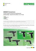 MINIMAT Control Screwdrivers pistol grip design