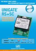 UNIGATE® RS SC Connect your device via the serial interface to the Fieldbuses and Ethernet