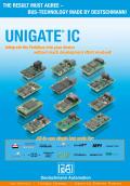 UNIGATE®  IC Integrate the Fieldbus into your device  without much development effort involved!