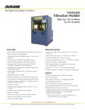 VWB4300 Vibration Welder Table Size 24" (610mm) by 18" (455mm)