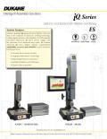 Dukane Intelligent Assembly Solutions-IQ Series Ultrasonic Servo Press Welder