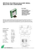 EM-M11A MULTISCALE GALVANIC SIGNAL ISOLATOR AND CONDITIONER