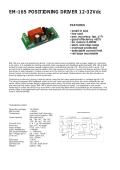 EM-165 POSITIONING DRIVER 12-32Vdc