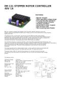 EM-121 STEPPER MOTOR CONTROLLER 40V 1A