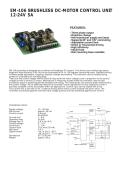 EM-106 BRUSHLESS DC-MOTOR CONTROL UNIT 12-24V 5A