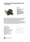 EM-285 DC-MOTOR SPEED REGULATOR 12 / 24V 20A