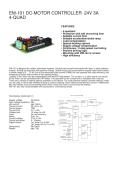 EM-101 DC-MOTOR CONTROLLER 24V 3A 4-QUAD