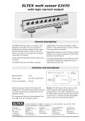 ELTEX weft sensor E2070 with logic current output