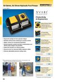 ENERPAC-XA-Series, Air Driven Hydraulic Foot Pumps