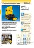 ENERPAC-PU-Series, Hydraulic Economy Electric Pumps