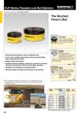 ENERPAC-CLP-Series, Pancake Lock Nut Cylinders