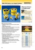 ENERPAC-RSM, RCS-Series, Low Height Hydraulic Cylinders