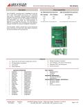 Advanced Motion Controls-AZ Drive Family Mounting Card MC1XAZ01