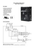 Advanced Motion Controls-PS30A SERIES POWER SUPPLY Model: PS30A, PS30A-LV