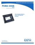 EXFO-Telecom/Datacom Analyzer Puma 4000E