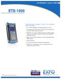 EXFO-ETS-1000 Ethernet Analyzer