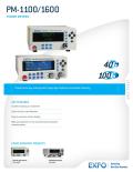 EXFO-PM-1100 and PM-1600 Power Meters