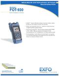 EXFO-MaxTester FOT-930 mesureur d