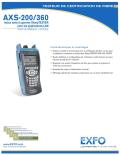 EXFO-AXS-200/360 Testeur de certification de fibre