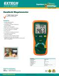 Handheld Megohmmeter  1000V digital tester With large dual backlit display