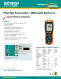 Pitot Tube Anemometer + Differential Manometer