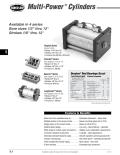 AIR-Multi-Power Cylinder section of CV9 Catalog