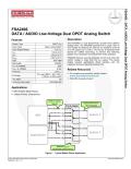 DATA / AUDIO Low-Voltage Dual DPDT Analog Switch