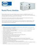 Rental Power Modules 