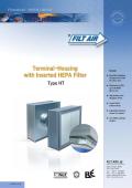 Terminal-Housing with Inserted HEPA Filter Type HT